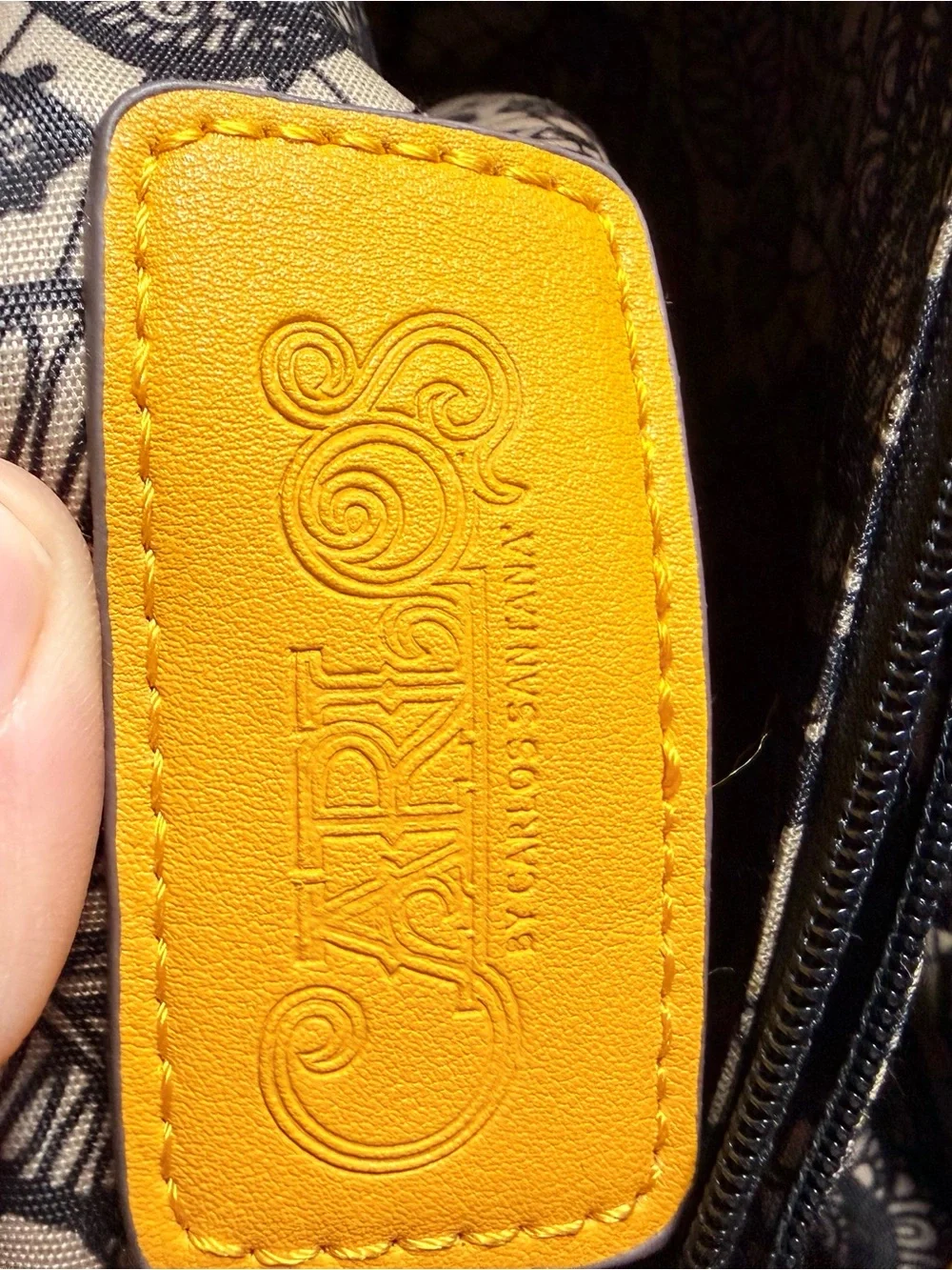 Carlos Santana Yellow Studded Shoulder Bag with Tassel
